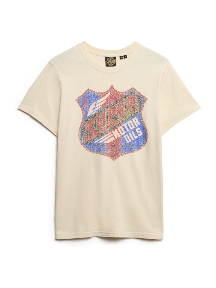 Superdry Relaxed Gasoline Graphic T-Shirt - Imagen 1 de 1