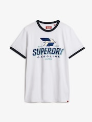 Superdry White Modern Industry Relaxed T-Shirt - Image 5 of 6