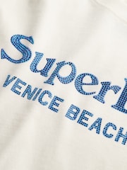 Superdry Venue Metallic Relaxed T-Shirt - Imagen 6 de 6