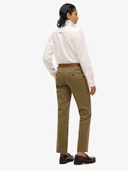 Superdry Green Mid Rise Chinos - Image 2 of 7