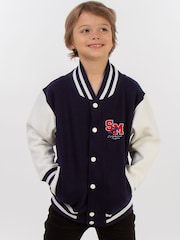 Brands In Blue Spider-Man NYC Varsity Jacket - Image 1 of 4