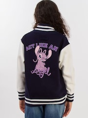 Brands In Blue Stitch Angel Varsity Jacket - Image 2 of 4