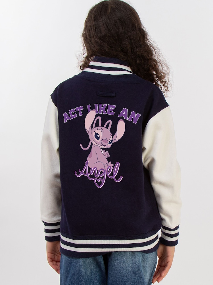 Brands In Blue Stitch Angel Varsity Jacket - Image 2 of 4