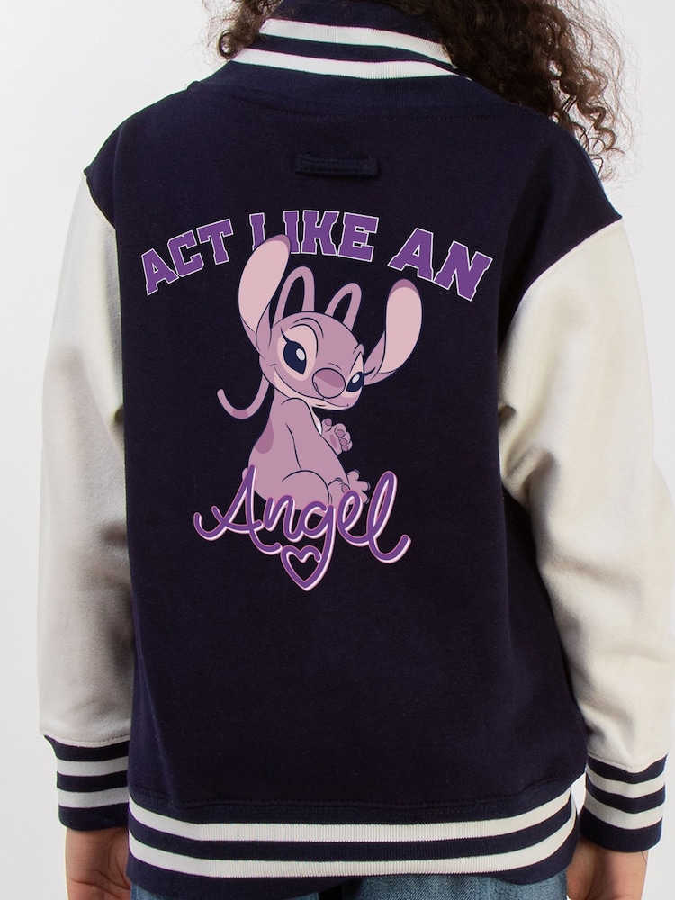 Brands In Blue Stitch Angel Varsity Jacket - Image 4 of 4