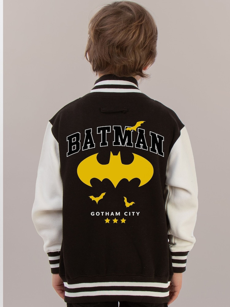 Brands In Black Batman Gotham City Varsity Jacket - Image 2 of 3