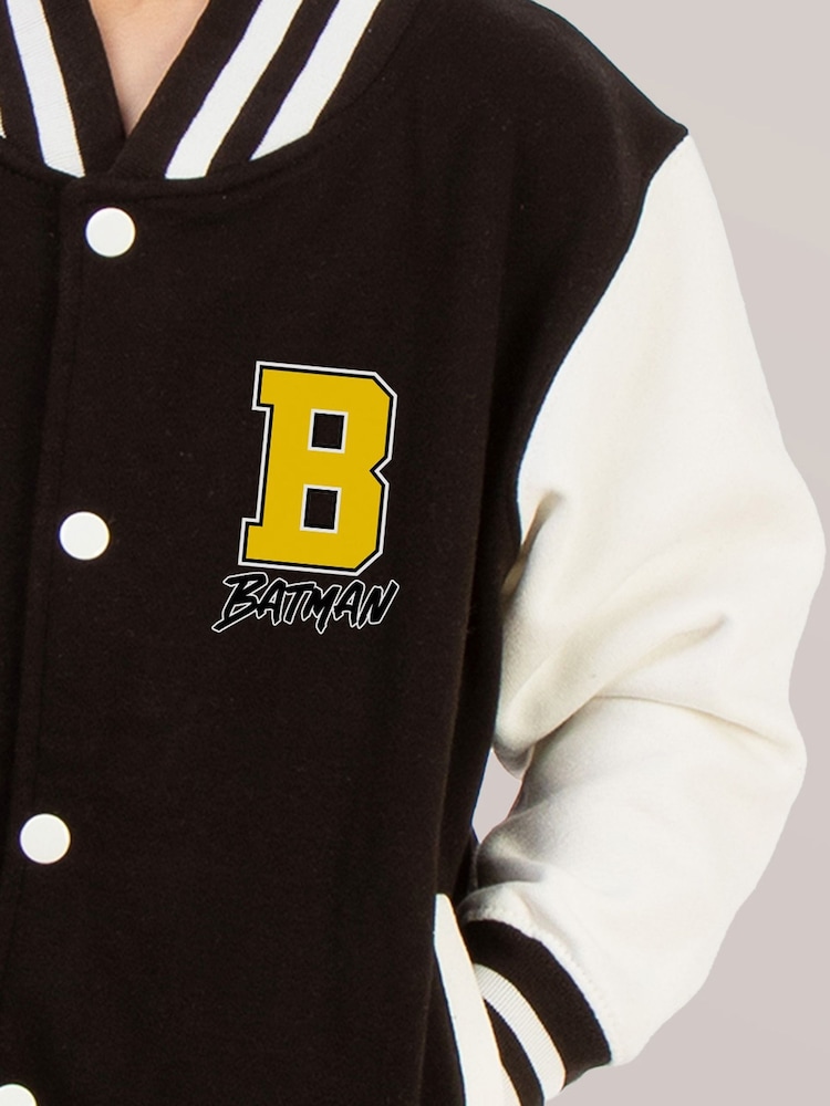 Brands In Black Batman Gotham City Varsity Jacket - Image 3 of 3