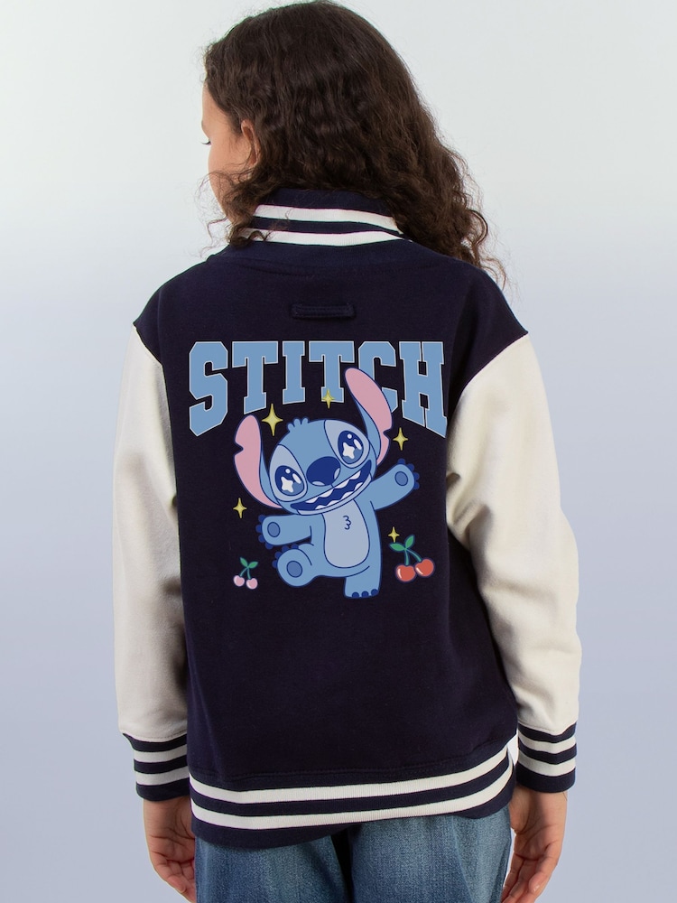 Brands In Blue Stitch Cherry Varsity Jacket - Image 2 of 4
