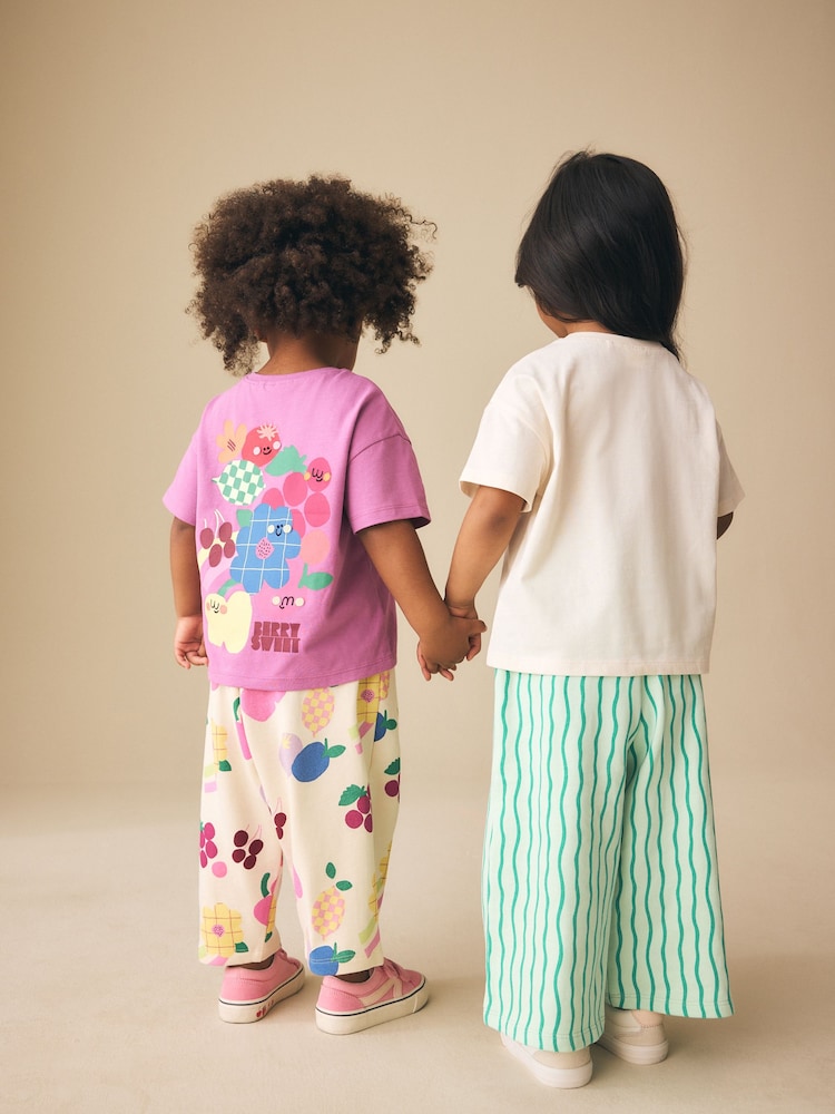 أرجواني/أخضر - حزمة من 2 تضم طقم توب وبنطلون (3شهور-7سنوات) - صورة 5 من 5 أرجواني/أخضر - حزمة من 2 تضم طقم توب وبنطلون (3شهور-7سنوات) - صورة 5 من 5