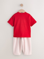 Pink Hearts Top & Trousers Set 2 Pack (3mths-7yrs) - Image 4 of 6