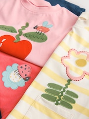 Pink T-Shirts 4 Pack (3mths-7yrs) - Image 6 of 7