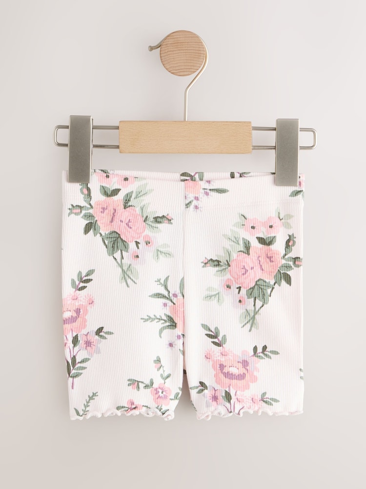 Pink Cycle Shorts 5 Pack (3mths-7yrs) - Image 2 of 9