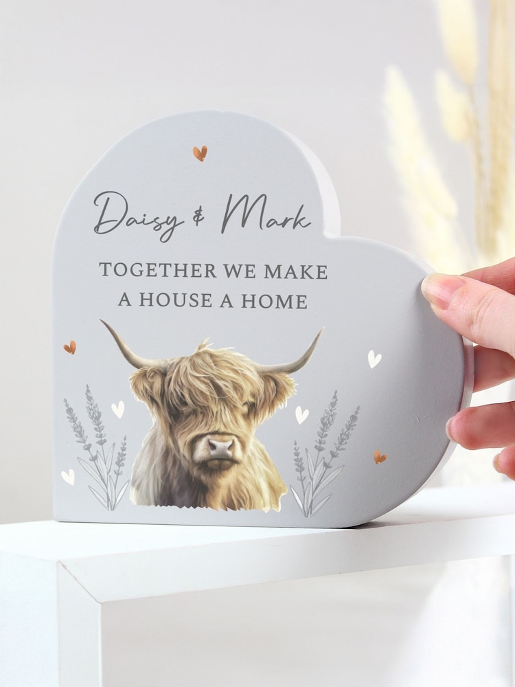 Personalised Highland Cow Dog Bandana by PMC - Image 2 of 2
