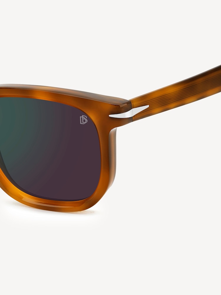 Eyewear by David Beckham Rectangular Honey Sunglasses - Image 4 of 4