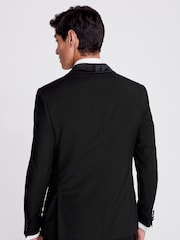 MOSS Black Slim Fit Shawl Lapel Tuxedo Jacket - Image 2 of 5