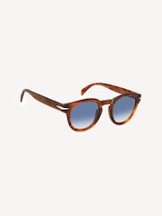 Eyewear by David Beckham Panthos Brown and Havana Sunglasses - Image 1 of 4
