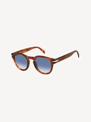 Eyewear by David Beckham Panthos Brown and Havana Sunglasses - Image 3 of 4