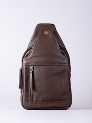 Lakeland Leather Brown Explorer Sling Bag - Image 2 of 8