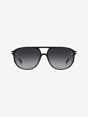 Eyewear by David Beckham Round Black Sunglasses - Image 1 of 4