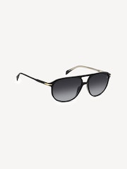 Eyewear by David Beckham Round Black Sunglasses - Image 4 of 4