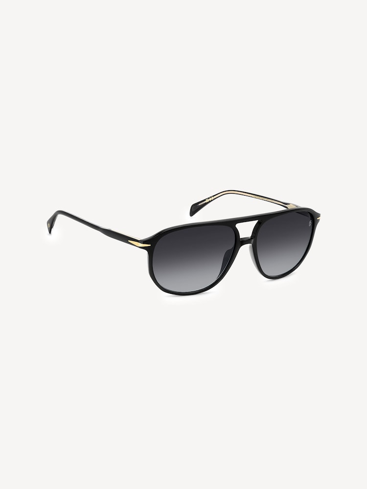 Eyewear by David Beckham Round Black Sunglasses - Image 4 of 4
