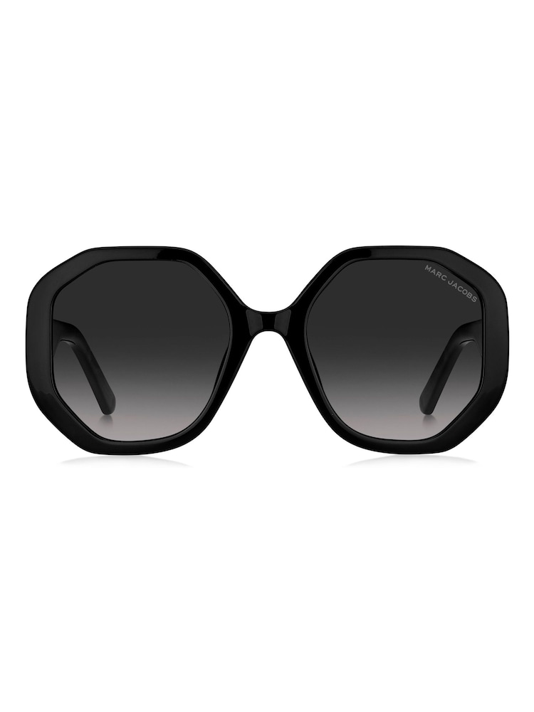 Marc Jacobs Black Round Geometrical Sunglasses - Image 2 of 4