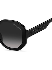 Marc Jacobs Black Round Geometrical Sunglasses - Image 4 of 4