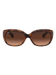 Ray Ban Jackie Ohh Brown Sunglasses - Bild 1 von 11