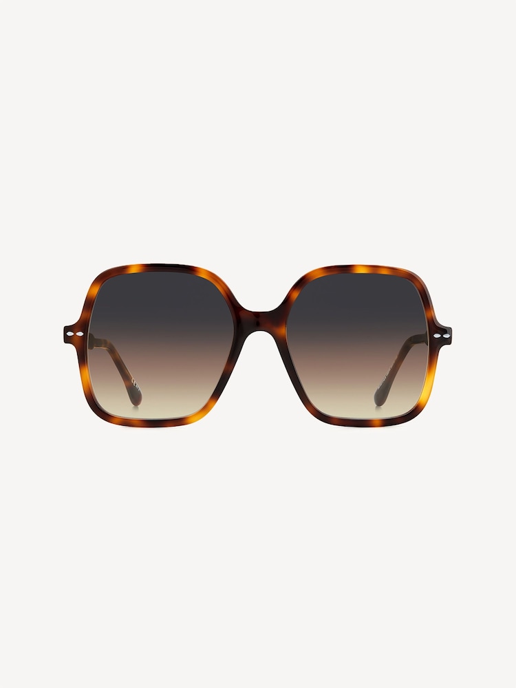 Isabel Marant Black Oversized Squared Sunglasses - Image 1 of 4