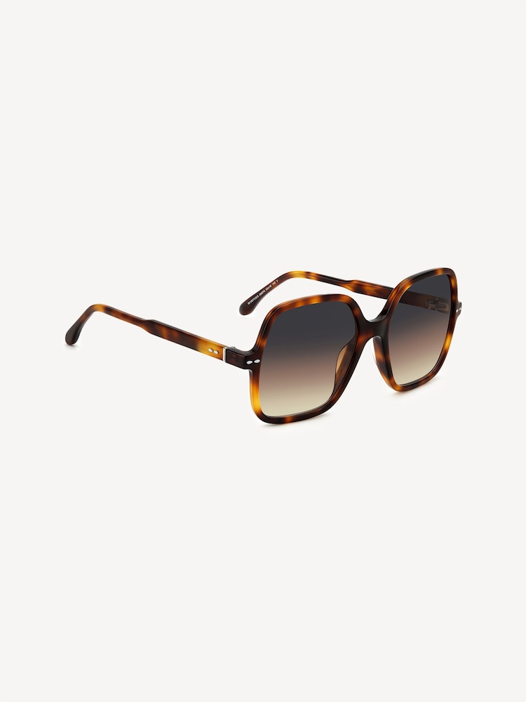 Isabel Marant Black Oversized Squared Sunglasses - Image 2 of 4