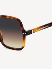 Isabel Marant Black Oversized Squared Sunglasses - Image 4 of 4