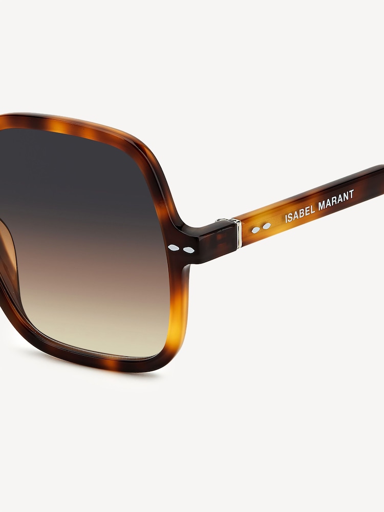 Isabel Marant Black Oversized Squared Sunglasses - Image 4 of 4