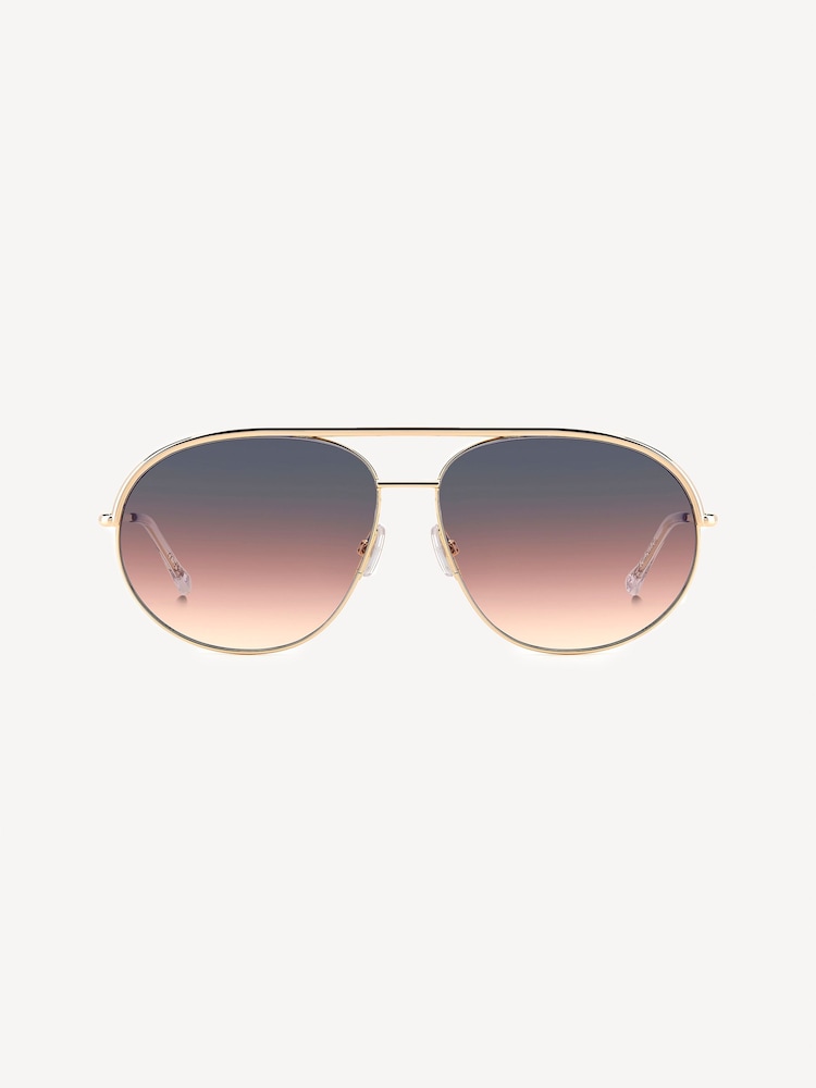 Isabel Marant Gold Pilot Sunglasses - Image 1 of 4