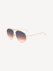 Isabel Marant Gold Pilot Sunglasses - Image 3 of 4