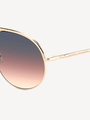 Isabel Marant Gold Pilot Sunglasses - Image 4 of 4