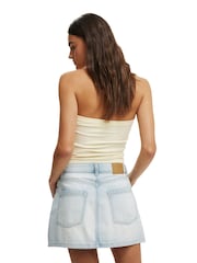 Cotton On Light Blue Original Denim Mini Skirt - Image 2 of 6