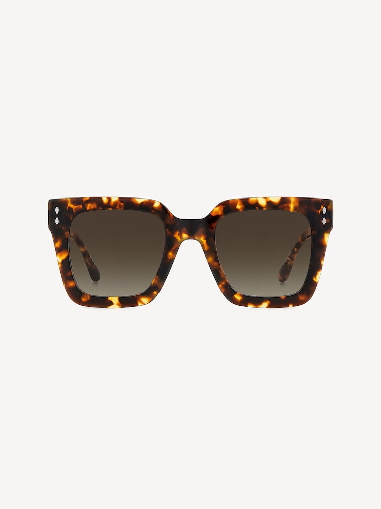 Isabel Marant Black Oversized Geometrical Sunglasses - Image 2 of 4