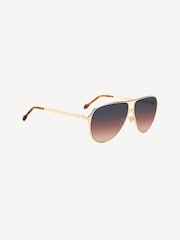 Isabel Marant Brown Squared Havana Sunglasses - Image 2 of 4
