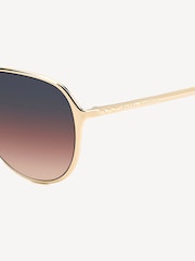 Isabel Marant Brown Squared Havana Sunglasses - Image 4 of 4