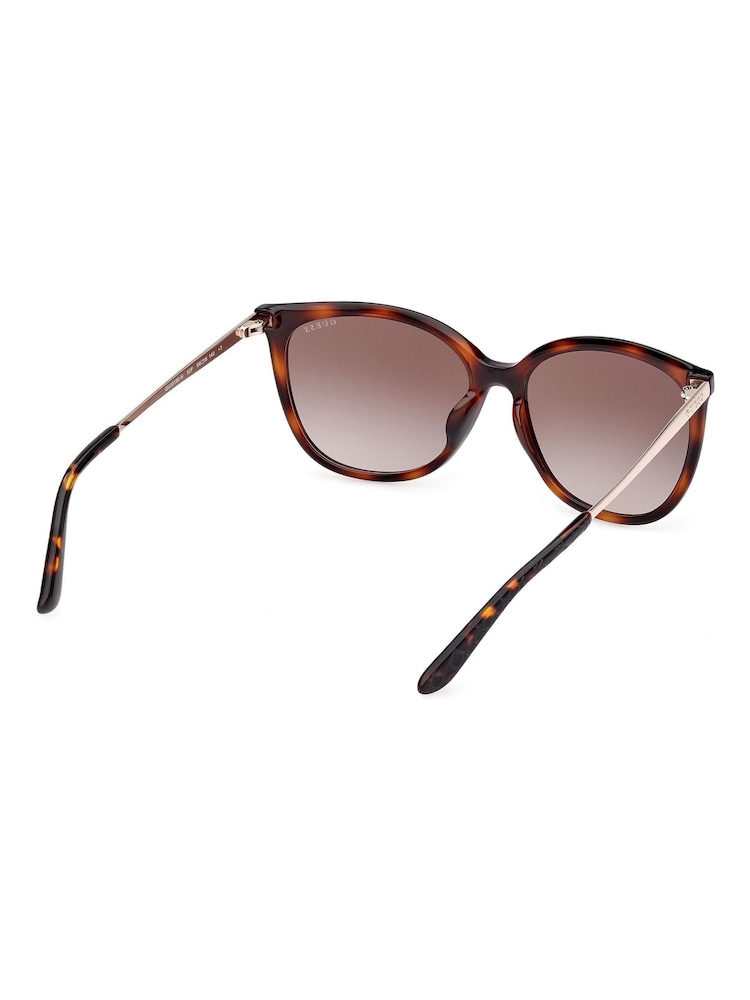 Guess Round Brown Sunglasses - Image 2 of 9