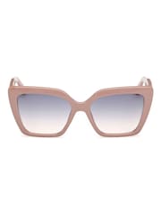 Guess Natural Butterfly Sunglasses in Shiny Beige - Image 1 of 8