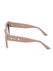 Guess Natural Butterfly Sunglasses in Shiny Beige - Image 3 of 8