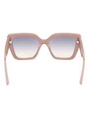Guess Natural Butterfly Sunglasses in Shiny Beige - Image 5 of 8