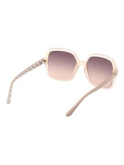 Guess Oversized Natural Shiny Sunglasses - Image 2 of 8