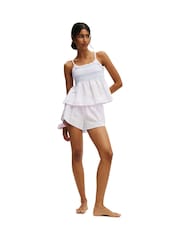 وردي فاتح - Cotton On Shirred Woven Sleep Set - صورة 2 من 4
