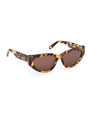 GANT Brown Cat Eye Sunglasses In Blonde Havana - Image 3 of 8
