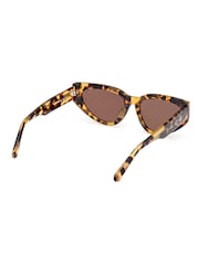 GANT Brown Cat Eye Sunglasses In Blonde Havana - Image 4 of 8