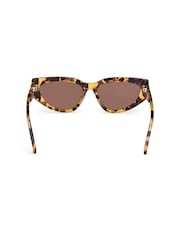 GANT Brown Cat Eye Sunglasses In Blonde Havana - Image 6 of 8