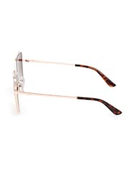 Guess Rose Gold Metal Butterfly Sunglasses - Image 4 of 8