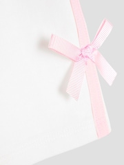 River Island Cream Girls Bow Shorts Set - Image 5 of 5