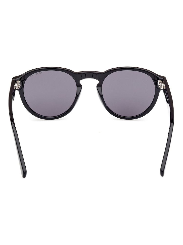 GANT Black Gant Round Shiny Black Sunglasses - Image 2 of 8